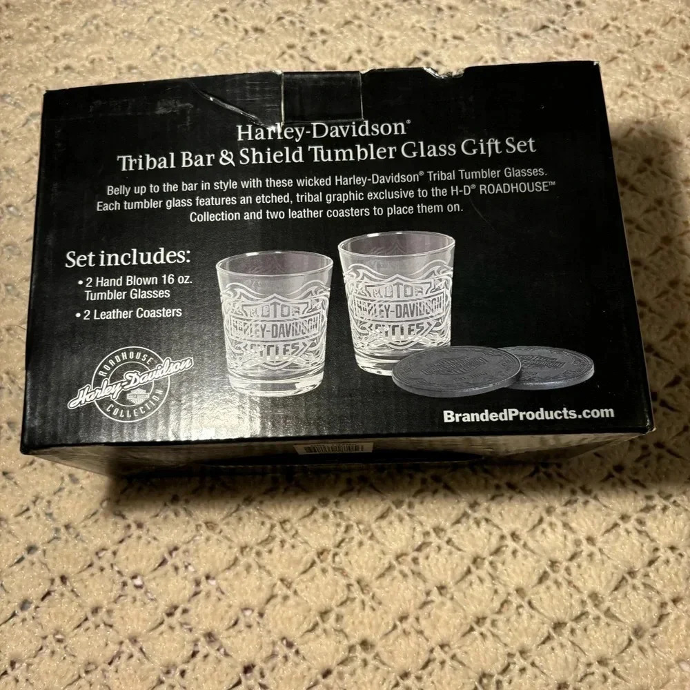 Harley-Davidson Motorcycles Tumblers and
Coasters Gift Set - Picture 8 of 8